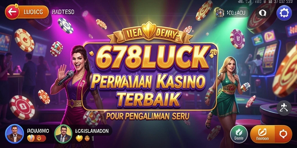 Tampilan gameplay menarik dalam aplikasi 678LUCK Kasino.