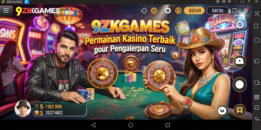 Screenshot gameplay Kasino yang menarik dan mendebarkan.