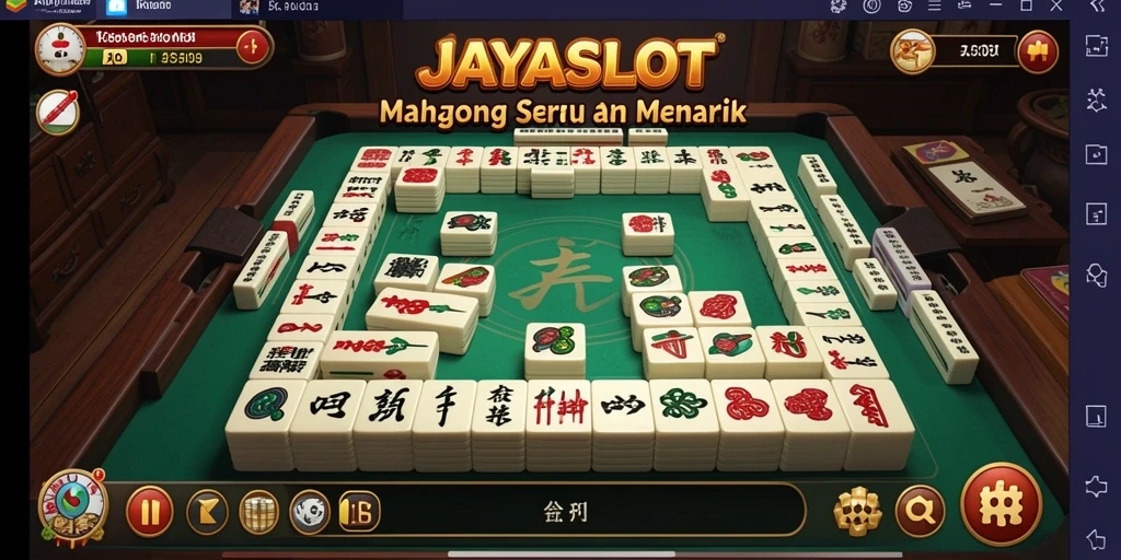 Screenshot gameplay JAYASLOT yang menampilkan keseruan permainan Mahjong.