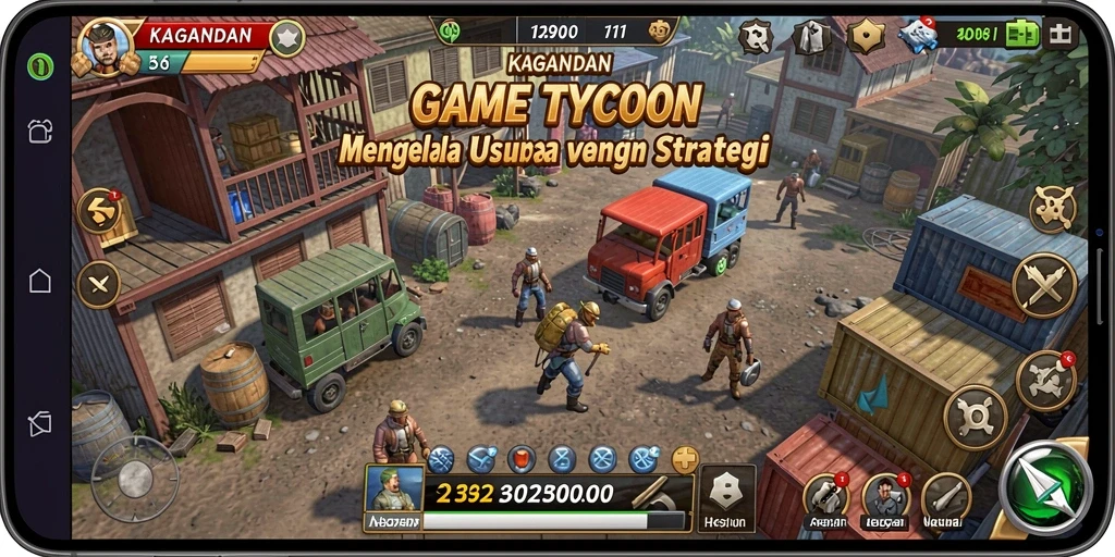 Tampilan gameplay KAGANDAN yang mendebarkan dan penuh strategi.
