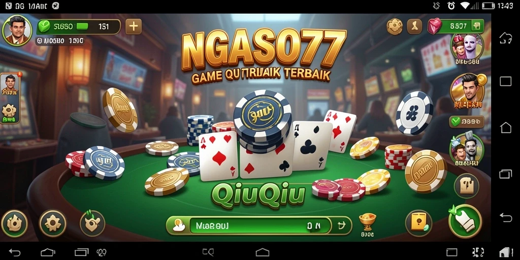 Tampilan gameplay QiuQiu yang seru dan menantang di NGASO77.