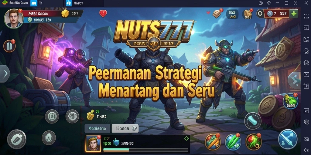 Tampilan screenshot yang menampilkan aksi intens dalam gameplay strategi.