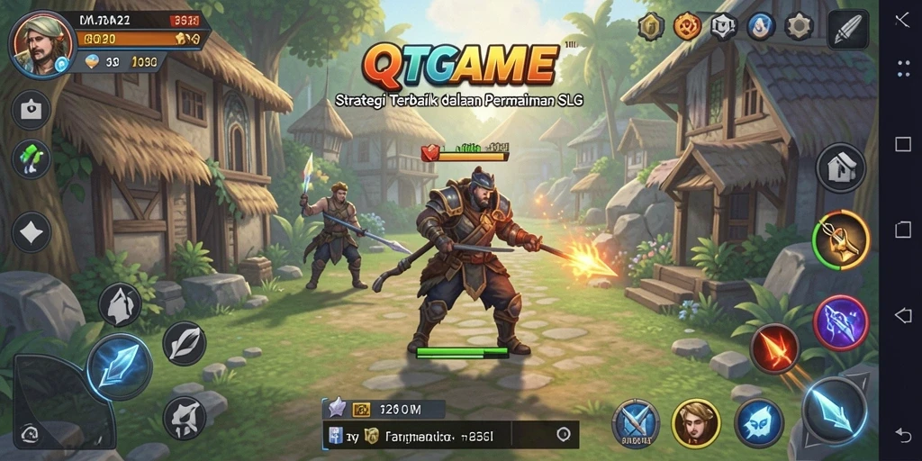 Tampilan menarik gameplay QTGAME dalam kategori SLG.