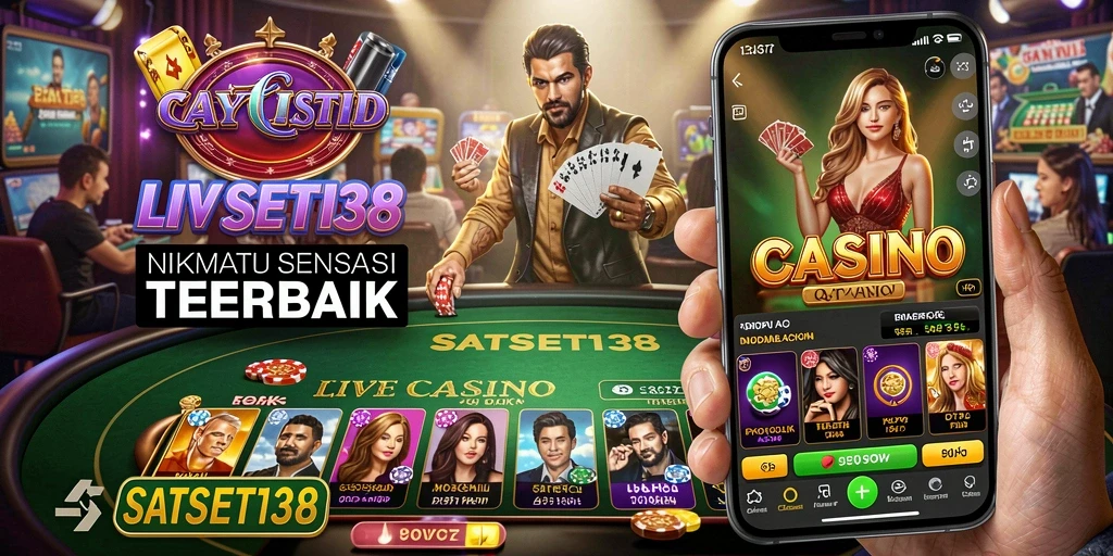 Tampilan gameplay menarik dari SATSET138 dalam Live Casino.